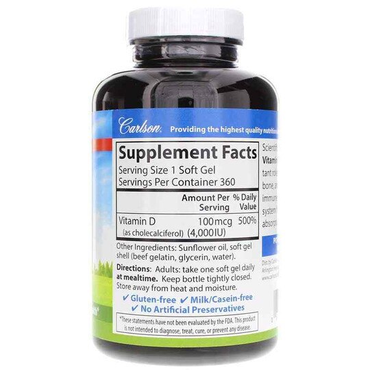 Vitamin D3 4000 IU, CL